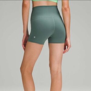 Lululemon Wunder Train High-Rise Short 4" Medium Forest EUC
